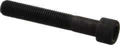 Made in USA - 5/16-24 UNF Hex Socket Drive, Socket Cap Screw - Alloy Steel, Black Oxide Finish, Partially Threaded, 2" Length Under Head - Eagle Tool & Supply