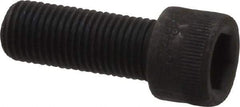 Made in USA - 3/8-24 UNF Hex Socket Drive, Socket Cap Screw - Alloy Steel, Black Oxide Finish, Fully Threaded, 1" Length Under Head - Eagle Tool & Supply