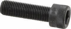 Made in USA - 3/8-24 UNF Hex Socket Drive, Socket Cap Screw - Alloy Steel, Black Oxide Finish, Fully Threaded, 1-1/4" Length Under Head - Eagle Tool & Supply
