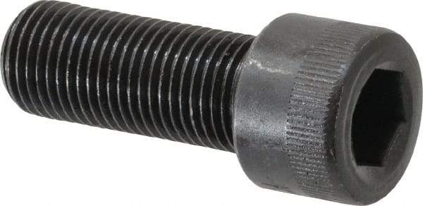 Made in USA - 1/2-20 UNF Hex Socket Drive, Socket Cap Screw - Alloy Steel, Black Oxide Finish, Fully Threaded, 1-1/4" Length Under Head - Eagle Tool & Supply