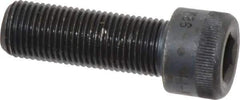 Made in USA - 1/2-20 UNF Hex Socket Drive, Socket Cap Screw - Alloy Steel, Black Oxide Finish, Fully Threaded, 1-1/2" Length Under Head - Eagle Tool & Supply