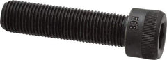 Made in USA - 1/2-20 UNF Hex Socket Drive, Socket Cap Screw - Alloy Steel, Black Oxide Finish, Fully Threaded, 2" Length Under Head - Eagle Tool & Supply