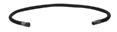 Alliance Hose & Rubber - 1" ID x 1.48" OD 10' Long Multipurpose Air Hose - MNPT x FNPT(Swivel) Ends, 300 Working psi, -40 to 190°F, 1" Fitting, Black - Eagle Tool & Supply