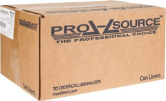 PRO-SOURCE - 2 mil Thick, Heavy-Duty Trash Bags - 38" Wide x 58" High, Black - Eagle Tool & Supply