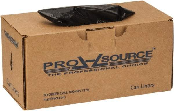 PRO-SOURCE - 1.35 mil Thick, Heavy-Duty Trash Bags - 33" Wide x 40" High, Black - Eagle Tool & Supply