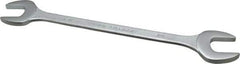 Proto - 13/16" x 7/8" Standard Extra Thin Open End Wrench - 10" OAL, Double End, Satin Finish, 15° Head Angle - Eagle Tool & Supply