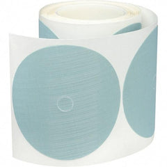3M - 5" Diam, 10 Grit Trizact Aluminum Oxide Adhesive PSA Disc - Ultra Fine Grade, Blue, Polyester Backing, Flexible, Use with Random Orbital Sanders - Eagle Tool & Supply