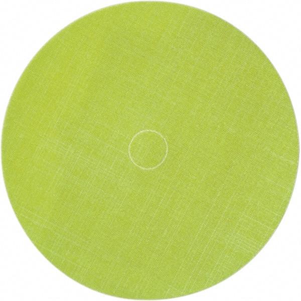 3M - 6" Diam, 35 Grit Trizact Aluminum Oxide Adhesive PSA Disc - Extra Fine Grade, Green, Polyester Backing, Flexible, Use with Random Orbital Sanders - Eagle Tool & Supply