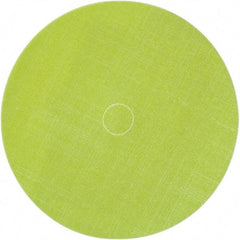 3M - 6" Diam, 35 Grit Trizact Aluminum Oxide Adhesive PSA Disc - Extra Fine Grade, Green, Polyester Backing, Flexible, Use with Random Orbital Sanders - Eagle Tool & Supply