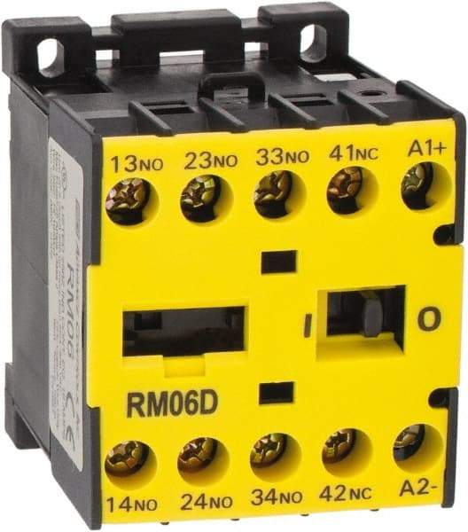 ACI - 4 Pole, 3NO/NC, 110 VAC Control Relay - 16 Amps, 600 VDC - Eagle Tool & Supply