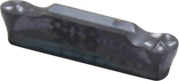 Iscar - 3015GRIP Y Grade IC908, 3mm Cutting Width Carbide Grooving Insert - 1.5mm Max Depth of Cut, Neutral, TiAlN Finish - Eagle Tool & Supply