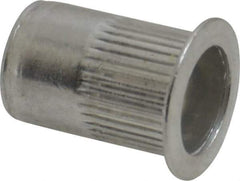 RivetKing - 0.02 to 0.13" Grip, Aluminum Standard Rivet Nut - Uncoated, Countersunk Head - Eagle Tool & Supply