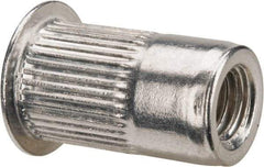 RivetKing - 0.13 to 0.225" Grip, Aluminum Standard Rivet Nut - Uncoated, Countersunk Head - Eagle Tool & Supply