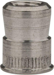 RivetKing - #10-32 UNC, Uncoated, Aluminum Knurled Rivet Nut Inserts - 0.297" to 0.302" Grip, 9/32" Drill Size - Eagle Tool & Supply