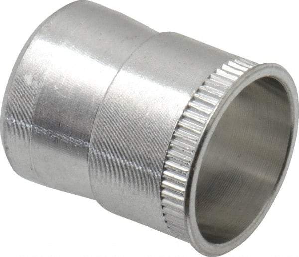 RivetKing - 5/16-18 UNC, Uncoated, Aluminum Knurled Rivet Nut Inserts - 0.531" to 0.536" Grip, 1/2" Drill Size - Eagle Tool & Supply