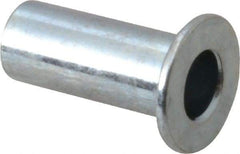 RivetKing - #10-32, 0.08 to 0.13" Grip, 1/4" Drill, Steel Standard Rivet Nut - Zinc Plated, Round Head - Eagle Tool & Supply