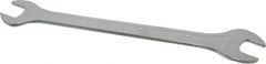 Facom - 14mm x 15mm Standard Extra Thin Open End Wrench - 8-17/64" OAL, Double End, Satin Finish, 15° Head Angle - Eagle Tool & Supply