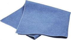 PRO-SOURCE - Reusable Microfiber Wipes - Packet, 16" x 16" Sheet Size, Blue - Eagle Tool & Supply