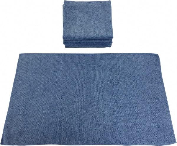 PRO-SOURCE - Reusable Microfiber Wipes - Packet, 16" x 24" Sheet Size, Blue - Eagle Tool & Supply