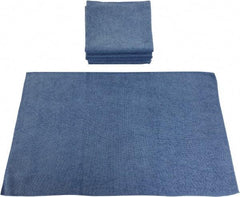 PRO-SOURCE - Reusable Microfiber Wipes - Packet, 16" x 24" Sheet Size, Blue - Eagle Tool & Supply