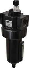 Parker - 3/4" NPT, 250 Max psi Standard Mist Lubricator - Metal Bowl with Sight Glass, Zinc Body, 90 CFM, 175°F Max Temp, 3.24" Wide x 9.27" High - Eagle Tool & Supply