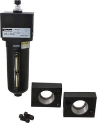 Parker - 1 1/2" NPT, 250 Max psi Heavy Duty Mist Lubricator - Metal Bowl with Sight Glass, Zinc Body, 260 CFM, 175°F Max Temp, 5.6" Wide x 11.81" High - Eagle Tool & Supply