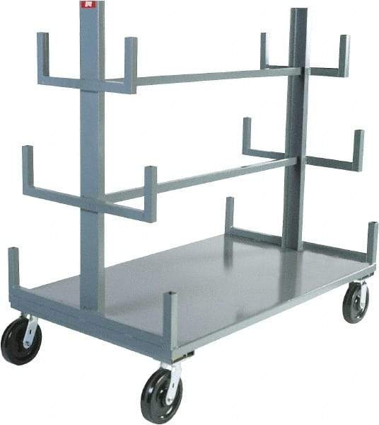 Jamco - 4,000 Lb Capacity Steel Bar & Pipe Truck - 36" OAW - Eagle Tool & Supply
