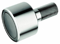 Accurate Bushing - 1-3/4" Roller Diam x 1-3/16" Width, 3/4" Stud Diam x 1-3/4" Length, Plain Load Roller - Steel, 7/8" Thread Length, 3/4-16 Thread, 2,520 Lb Dynamic Cap, 1,370 Lb Static Cap - Eagle Tool & Supply