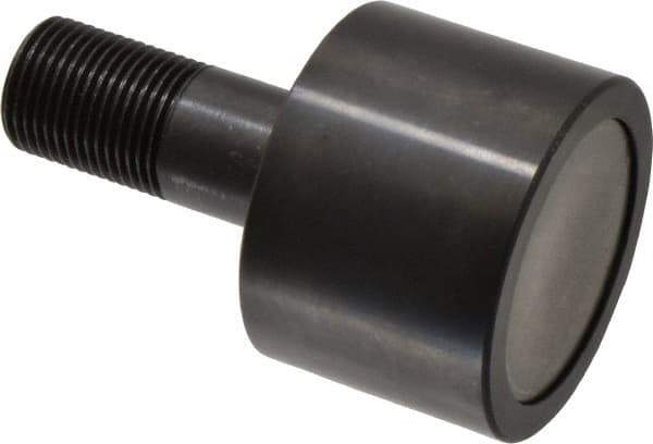 Accurate Bushing - 2-1/4" Roller Diam x 1-11/16" Width, 7/8" Stud Diam x 2" Length, Plain Load Roller - Steel, 1-1/8" Thread Length, 7/8-14 Thread, 3,490 Lb Dynamic Cap, 2,000 Lb Static Cap - Eagle Tool & Supply