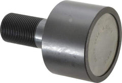 Accurate Bushing - 3" Roller Diam x 2" Width, 1-1/4" Stud Diam x 2-1/2" Length, Plain Load Roller - Steel, 1-3/4" Thread Length, 1-1/4-12 Thread, 14,300 Lb Dynamic Cap, 16,000 Lb Static Cap - Eagle Tool & Supply