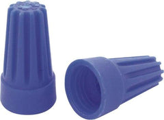 Ideal - 3, 20 to 3, 16 AWG, 300 Volt, Flame Retardant, Standard Twist on Wire Connector - Blue, 221°F - Eagle Tool & Supply