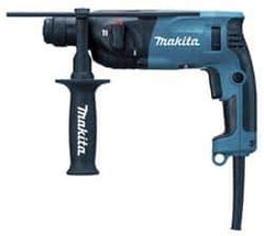 Makita - 110 Volt SDS Plus Chuck Electric Rotary Hammer - 0 to 5,000 BPM, 0 to 1,500 RPM, Reversible - Eagle Tool & Supply