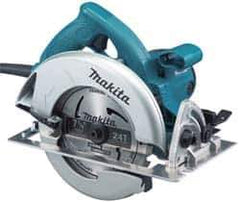 Makita - 15 Amps, 7-1/4" Blade Diam, 5,800 RPM, Electric Circular Saw - 120 Volts, 10' Cord Length, 5/8" Arbor Hole, Right Blade - Eagle Tool & Supply