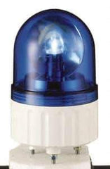 Schneider Electric - 24 VAC/VDC, 125 mAmp, Rotating Beacon LED Light - Surface Mounted, 5.81 Inch High, 84mm Diameter, 138 Flashes per min - Eagle Tool & Supply