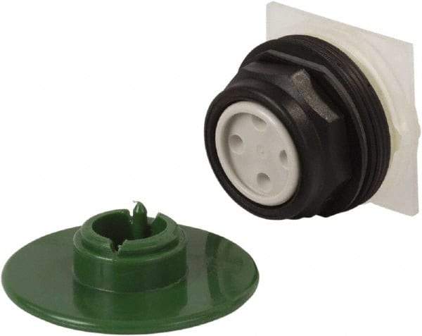 Schneider Electric - 30mm Mount Hole, Extended Mushroom Head, Pushbutton Switch Only - Round, Green Pushbutton, Momentary (MO) - Eagle Tool & Supply