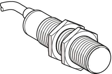 Telemecanique Sensors - NC, 5mm Detection, Cylinder, Capacitive Proximity Sensor - IP67, 24 to 240 VAC, M18x1 Thread, 70mm Long - Eagle Tool & Supply