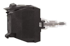 Schneider Electric - 48-120 V Red Lens LED Indicating Light - Screw Clamp Connector, Vibration Resistant - Eagle Tool & Supply