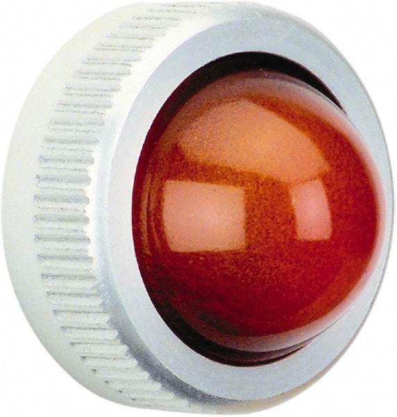 Schneider Electric - Round Pilot and Indicator Light Lens - Amber - Eagle Tool & Supply