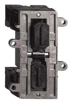 Schneider Electric - 2NO, 3 Amp, Electrical Switch Contact Block - 240 VAC, Screw Terminal, For Use with XACA - Eagle Tool & Supply