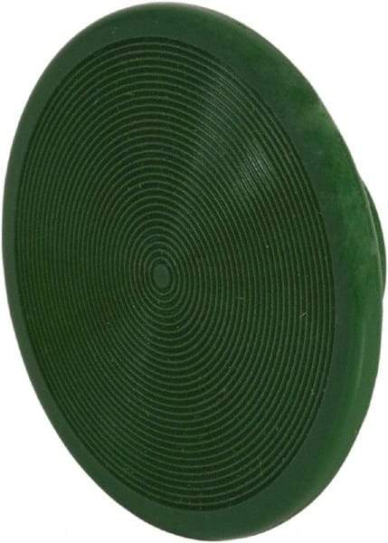 Schneider Electric - Extended Mushroom Head Pushbutton Switch 2-1/4" Screw-On Knob - Green, Round Button, Nonilluminated - Eagle Tool & Supply