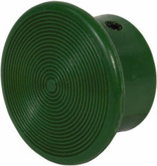 Schneider Electric - Extended Mushroom Head Pushbutton Switch 1-3/8" Screw-On Knob - Green, Round Button, Nonilluminated - Eagle Tool & Supply