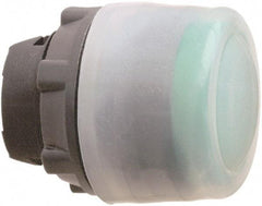 Schneider Electric - 22mm Mount Hole, Extended Straight, Pushbutton Switch Only - Round, Green Pushbutton, Nonilluminated, Momentary (MO) - Eagle Tool & Supply