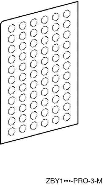 Schneider Electric - Round, Legend Plate Insert - I - Eagle Tool & Supply