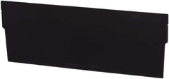 LEWISBins+ - 10" Wide x 3-1/2" High, Black Bin Divider - Use with LEWISBins+ - SB1211-4, SB1811-4, SB2411-4 - Eagle Tool & Supply