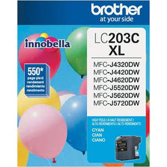 Brother - Cyan Ink Cartridge - Use with Brother MFC-J460DW, J480DW, J485DW, J680DW, J880DW, J885DW, J4320DW, J4420DW, J4620DW, J5520DW, J5620DW, J5720DW - Eagle Tool & Supply