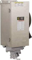 Square D - 30 Amp, 600 VAC, 3 Pole Fused Safety Switch - NEMA 12, 3, 3R, 4, 4X & 5, 7.5 hp at 480 VAC (Single Phase), 20 hp at 600 VAC (Triple Phase), 3P Contact Form - Eagle Tool & Supply