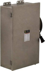 Square D - 200 Amp, 600 VAC, 6 Pole Nonfused Safety Switch - NEMA 12, 3, 3R, 4 & 4X, 150 hp at 600 VAC (Triple Phase), 6PST Contact Form - Eagle Tool & Supply
