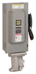 Square D - 60 Amp, 600 VAC, 3 Pole Fused Safety Switch - NEMA 1, 50 hp at 600 VAC (Triple Phase) - Eagle Tool & Supply