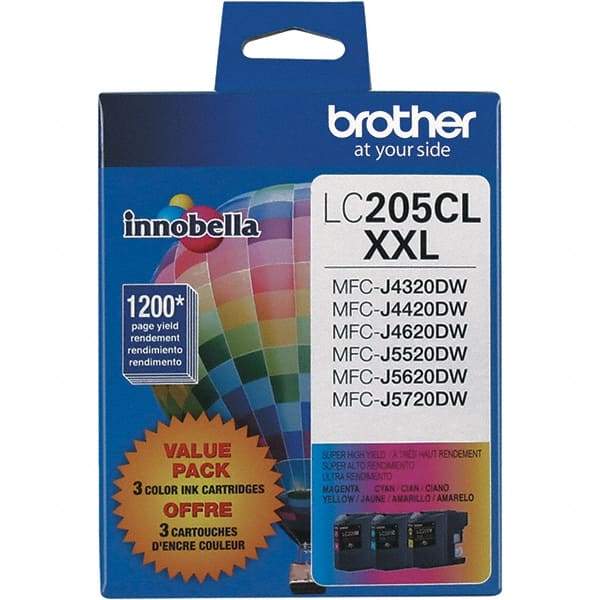 Brother - Cyan, Magenta & Yellow Ink Cartridge - Use with Brother MFC-J4320DW, J4420DW, J4620DW, J5520DW, J5620DW, J5720DW - Eagle Tool & Supply