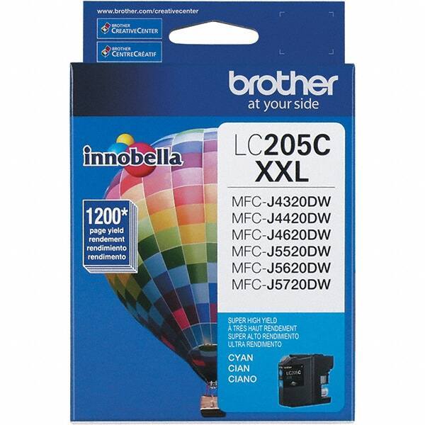 Brother - Cyan Ink Cartridge - Use with Brother MFC-J4320DW, J4420DW, J4620DW, J5520DW, J5620DW, J5720DW - Eagle Tool & Supply